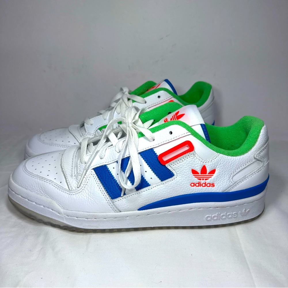 Adidas Forum CL Low White Royal Solar Red - Men’s Size 12 “Water Ice” Edition